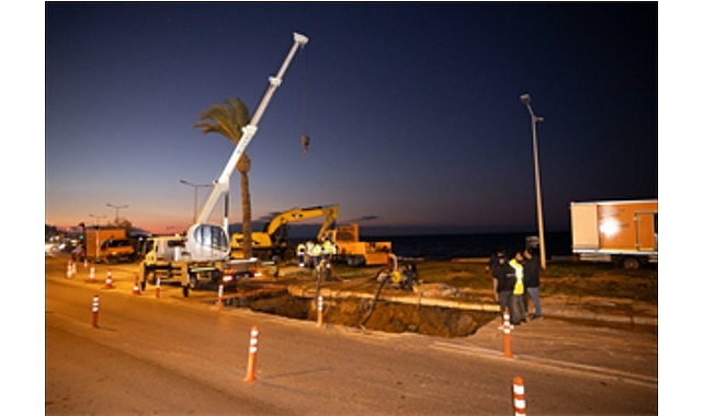Güzelbahçe ve Narlıdere İçin 800 mm Ana İletim Hattındaki Arıza Hızla Giderildi