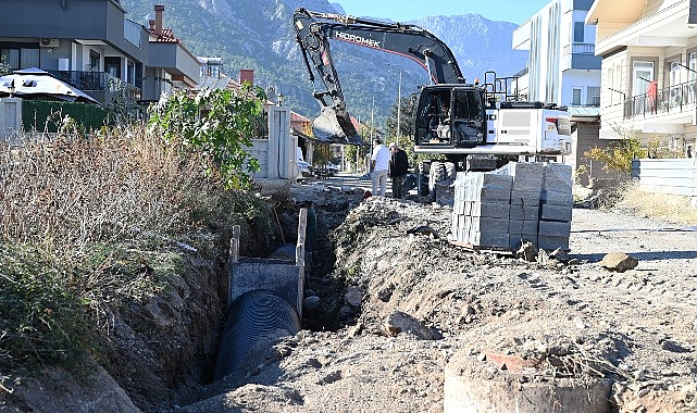 Kuzdere Mahallesi Yağmur Suyu Drenaj Hattı Çalışmaları ve Yol Yapım Projesi