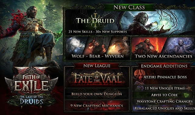 Path of Exile 2: Druid Yeniden Doğuşu ve Yeni Endgame İçerikleri