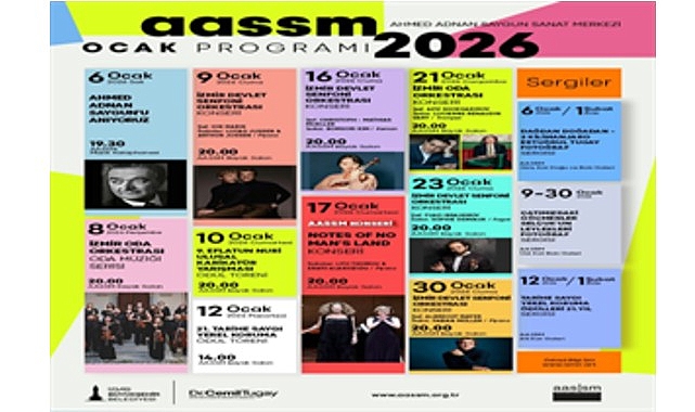 Ahmed Adnan Saygun Sanat Merkezi Ocak Programı: Müzik, Görsel Sanat ve Hafıza Dolu Bir Ay