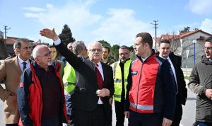 Akın, Lodos’un vurduğu Körfez’de