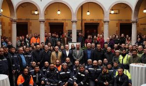 Ayvalık’ta Buluşan Emek ve Dayanışma: Başkan Ergin’den Yeni Yıl Kutlaması ve Müjde