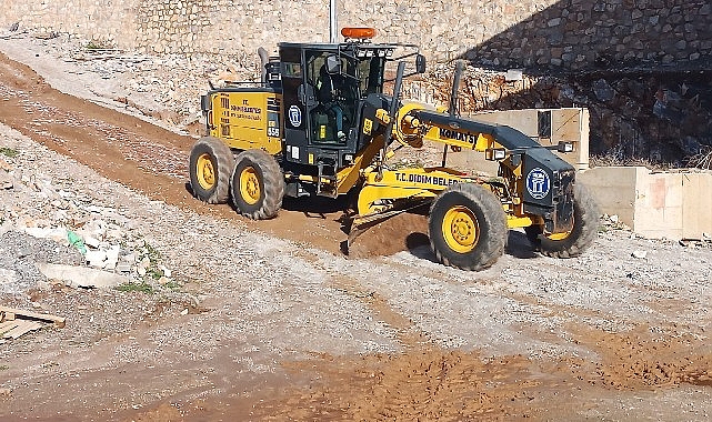 Didim’de Çevre Düzenleme ve Altyapı Çalışmaları Devam Ediyor