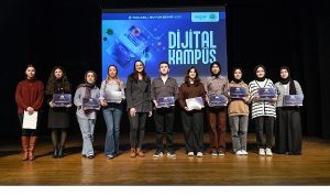 Dijital Kampüs Programıyla 235 Öğrenci Sertifikalarını Halkevi Gençlik Merkezi’nde Aldı