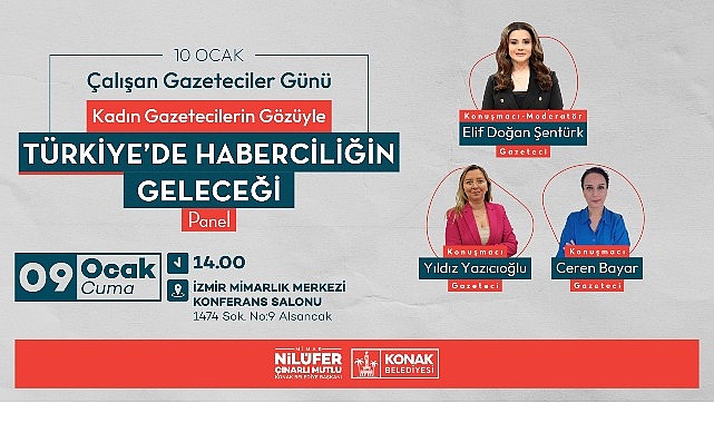 Kadın Gazetecilerin Gözüyle Habercilik: Türkiye’de Gelecek Paneli İzmir’de Buluşuyor
