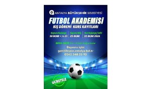 Kış Dönemi Ücretsiz Futbol Akademisi Kayıtları Başlıyor: 7-12 Yaş Arası Çocuklar İçin
