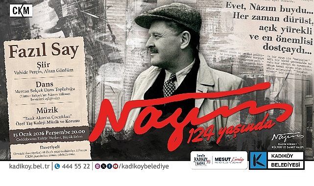 Nazım Hikmet’in 124. Yaşında Kadıköy’de Anma Gecesi: Şiir, Müzik ve Dans Dolu Bir Akşam