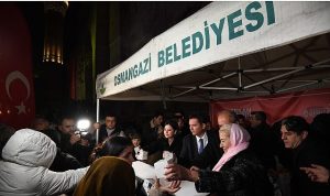 Regai̇p Kandili Heyecanı Osmangazi’de Kandil Simidiyle Kutlandı