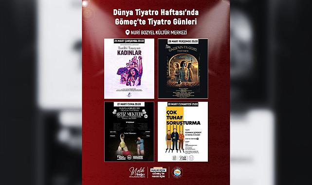 Gömeç’te Tiyatro Günleri Başlıyor