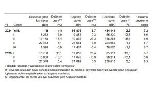 III. Çeyrek 2025: İçerideki Seyahat Hareketliliği ve Harcama Dağılımları