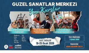 Nevşehir Belediyesi Güzel Sanatlar Merkezi’nde Ücretsiz Kurs Başvuruları Bugün Başladı