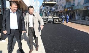 Temel Cingöz Caddesi’nde Altyapı Tamamlanırken Asfalt Serimi ve Parke Taşı Döşeme Başladı
