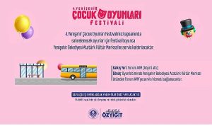 Yenişehir’de 4. Çocuk Oyunları Festivali Başlıyor: Ücretsiz Tiyatro Keyfi 24-29 Ocak