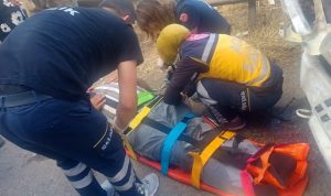 Balıkesir-Bursa kara yolunda tır ile otomobil çarpıştı: 1 yaralı