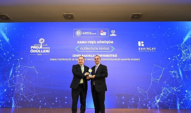 İzmir Bakırçay Üniversitesi, Verimlilik Projelerinde Üçüncülükle Sürdürülebilirlik Vizyonunu Taçlandırdı