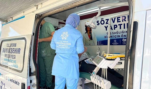 Mobil Ağız ve Diş Sağlığı Klinikleri Aydın’daki Gezisini Sürdürüyor